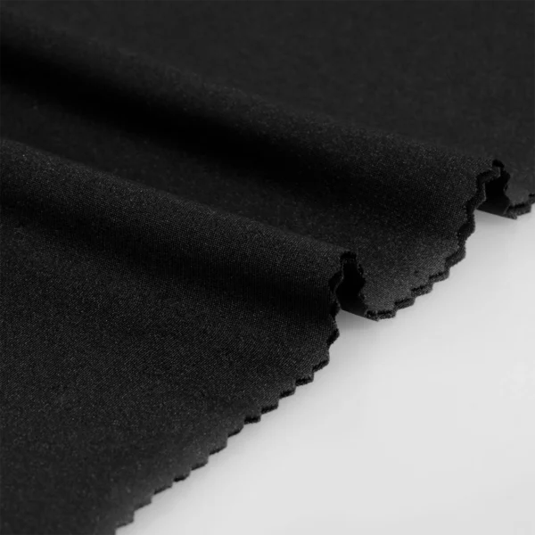 ผ้าโพลีเอสเตอร์ ผ้าทีเคสแปนเด็กซ์ ผ้าซิงเกิลเจอร์ซีย์ สีดำ GS701