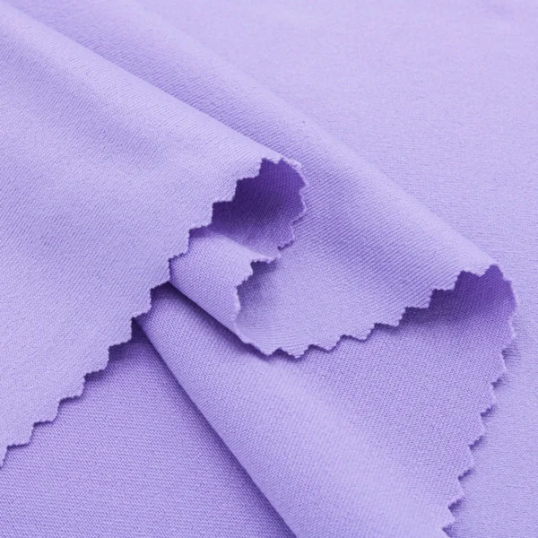 ผ้าโพลีเอสเตอร์ ผ้าทีเค ผ้าซิงเกิลเจอร์ซีย์ สีม่วง GS737