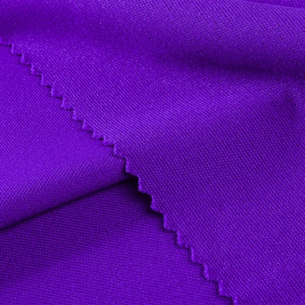 ผ้าโพลีเอสเตอร์ ผ้าอินเตอร์ล็อค ผ้าเรียบ สีม่วง I-A7553