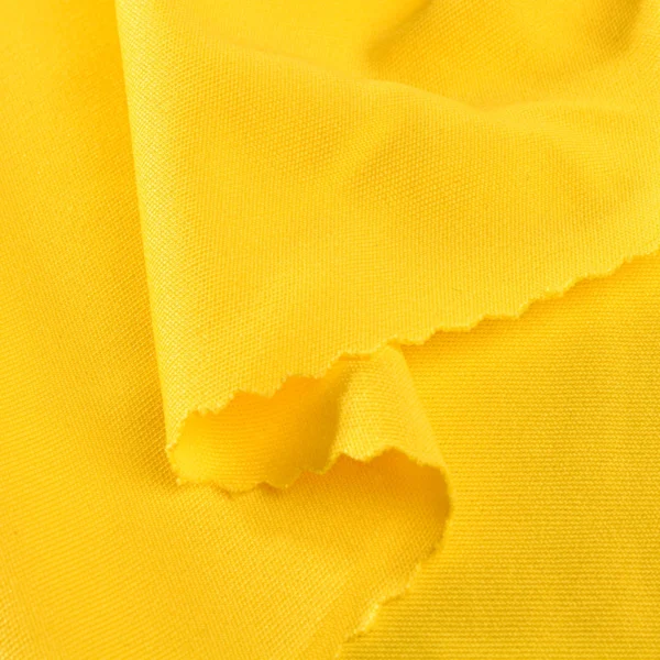 ผ้าโพลีเอสเตอร์ ผ้าอินเตอร์ล็อค ผ้าเรียบ สีเหลือง I347