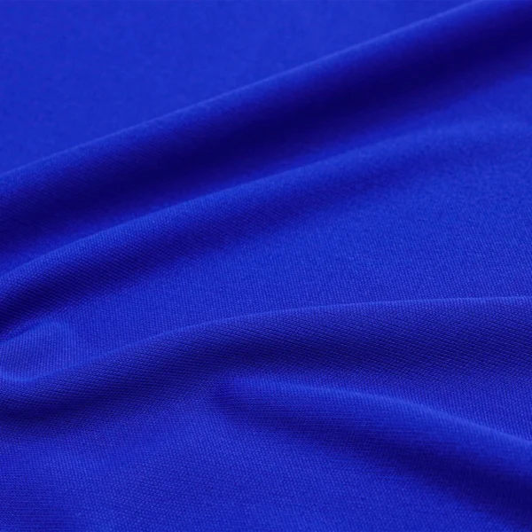 ผ้าโพลีเอสเตอร์ ผ้าอินเตอร์ล็อค ผ้าเรียบ สีน้ำเงิน I527