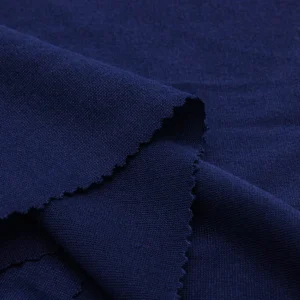 ผ้าโพลีเอสเตอร์ ผ้าทีเค ผ้าซิงเกิลเจอร์ซีย์ สีน้ำเงิน KS626