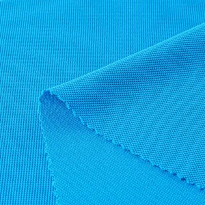 ผ้าโพลีเอสเตอร์ ผ้าจูติ ผ้าปิเก้ สีฟ้าเข้ม P304