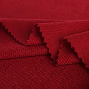 Polyester French Terry Red QFT161