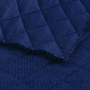 ผ้าโพลีเอสเตอร์ ผ้าอินเลย์ สีกรมท่า LM070-56