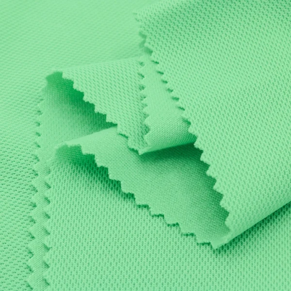 ผ้าโพลีเอสเตอร์ ผ้าเม็ดข้าวสาร สีเขียว MD750