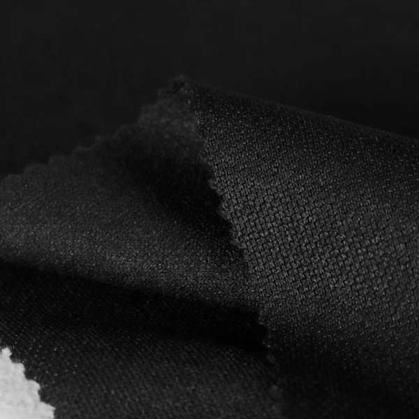 ผ้าโพลีเอสเตอร์ ผ้ามองค์ตากู สีดำ O102-C5245